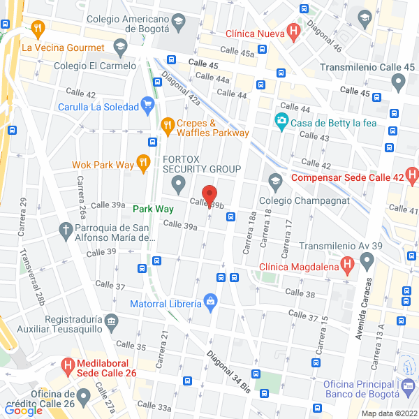 Mapa de Garzón Giovanni Alberto