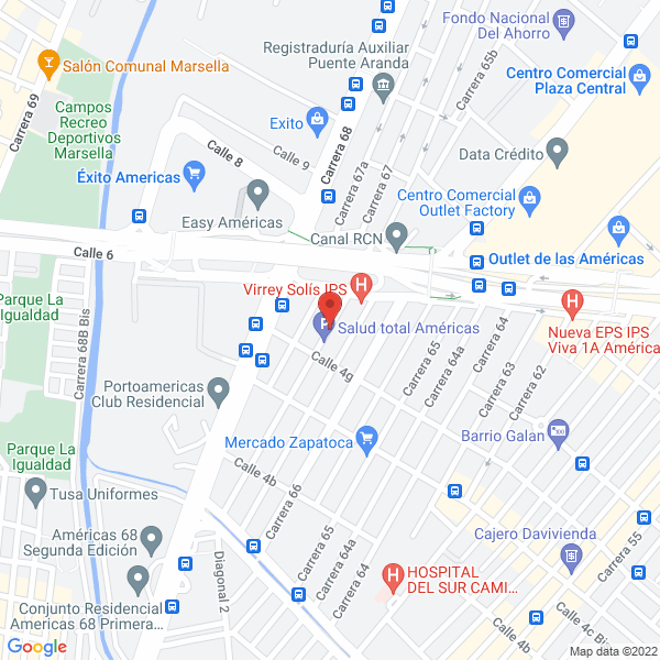 Mapa de Medicall Talento Humano S.A.S.