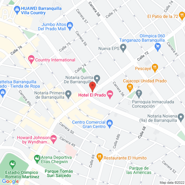 Map of Medina Gomez S.I.A.