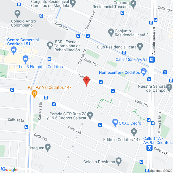 Mapa de Lenmos S.A.S.