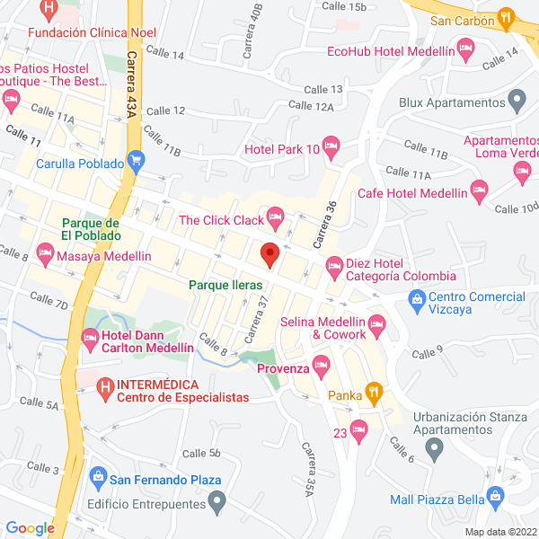 Mapa de Melodie Lounge