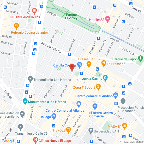 Mapa de Méndez Angulo Emilio Antonio