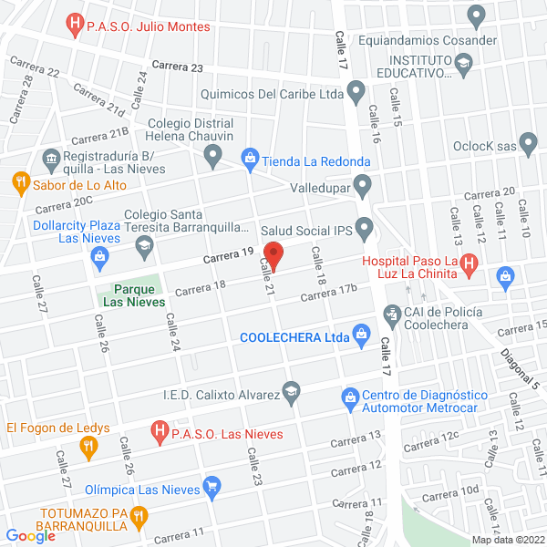 Map of Mendoza Alvaro