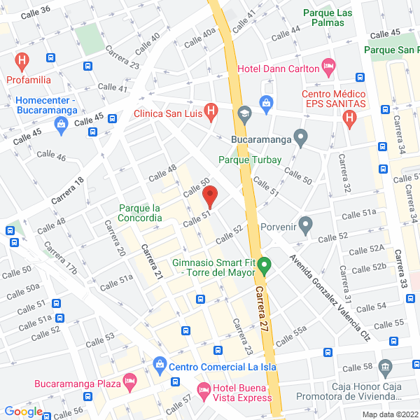 Map of Mensajeria Aaa Velocidad