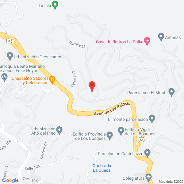 Mapa de Mensajeria Barbosa