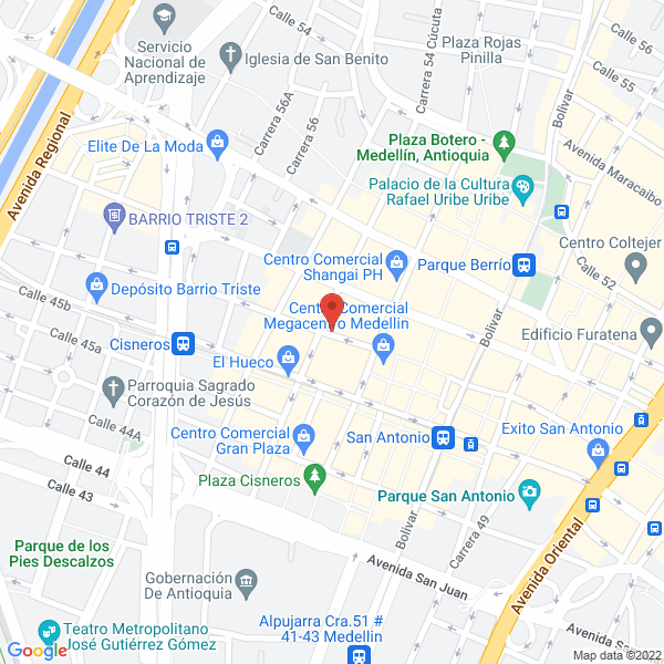 Mapa de Menta Tropical