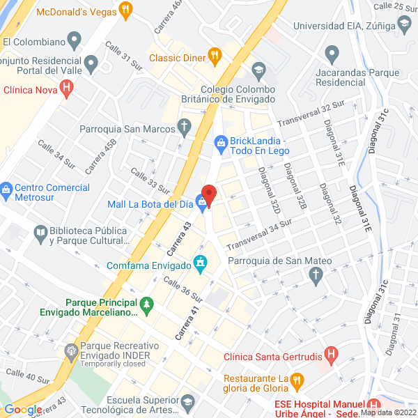 Mapa de Mental Hospital Shots