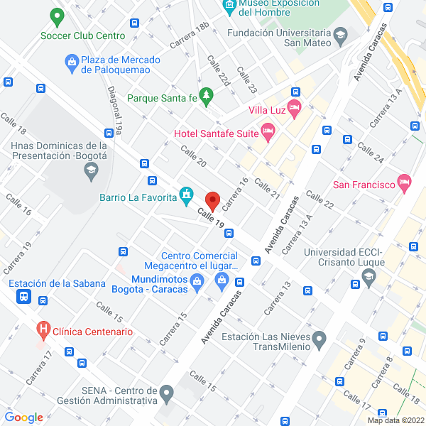 Mapa de Mercafrio