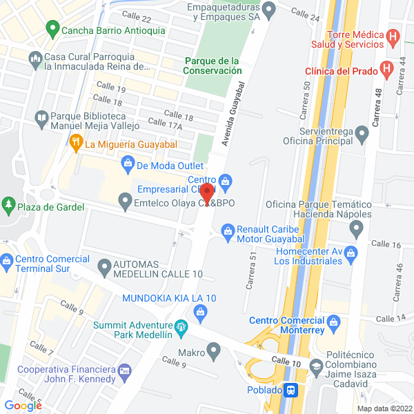 Mapa de Micro Pneumatic S.A.
