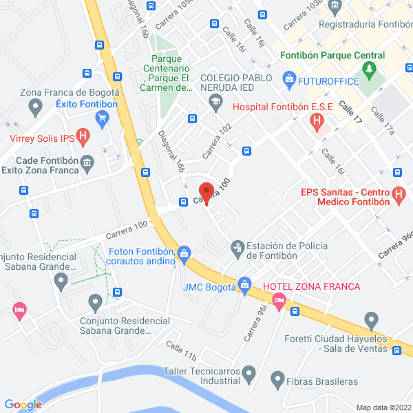 Mapa de Miguel Cordoba H Aerologistics S.A.S.
