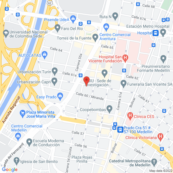 Mapa de Miguel Restrepo Alquiler De Montacargas