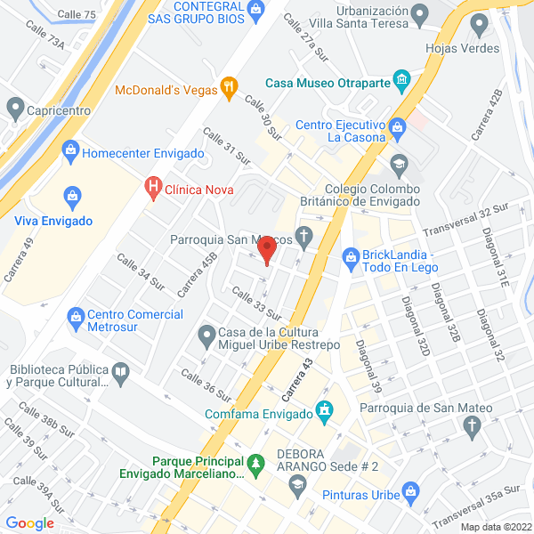 Mapa de Minera Lince Dorado S.A.S.