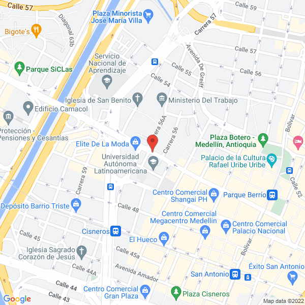 Mapa de Lineatex S.A