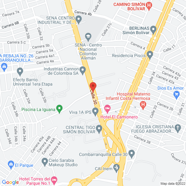 Map of Productos Eco S.A.