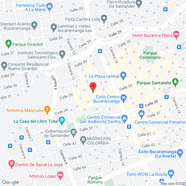 Map of Lito-Caribe Impresores