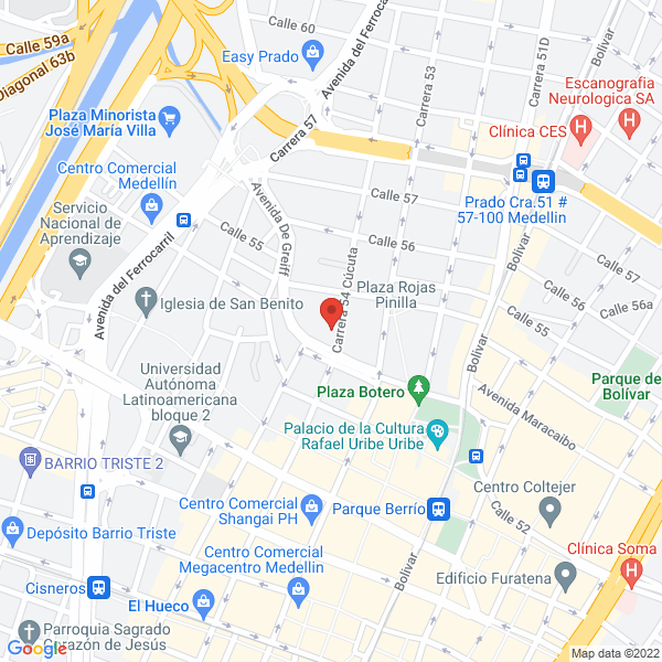 Mapa de Litografía Yoquenny