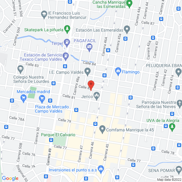 Mapa de Distribuidora La Dosis