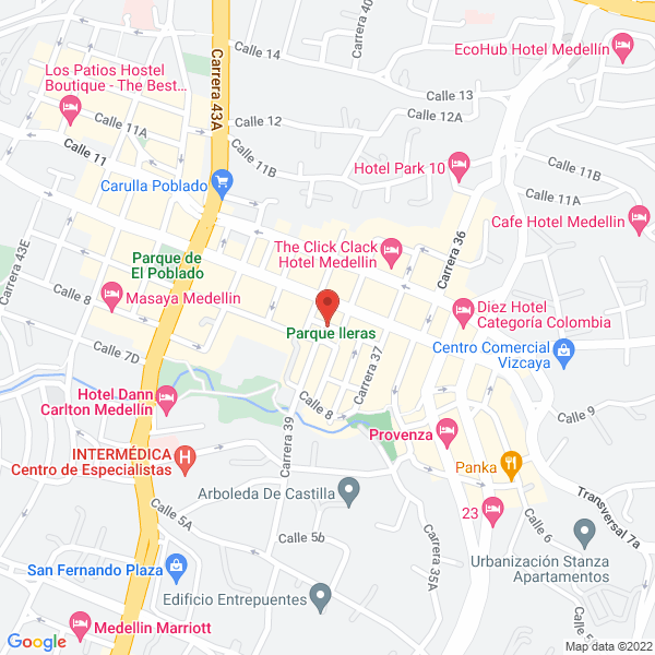 Mapa de Lleras Burguer