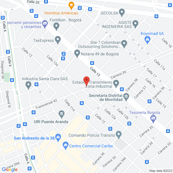 Mapa de Loginaltrans Ltda