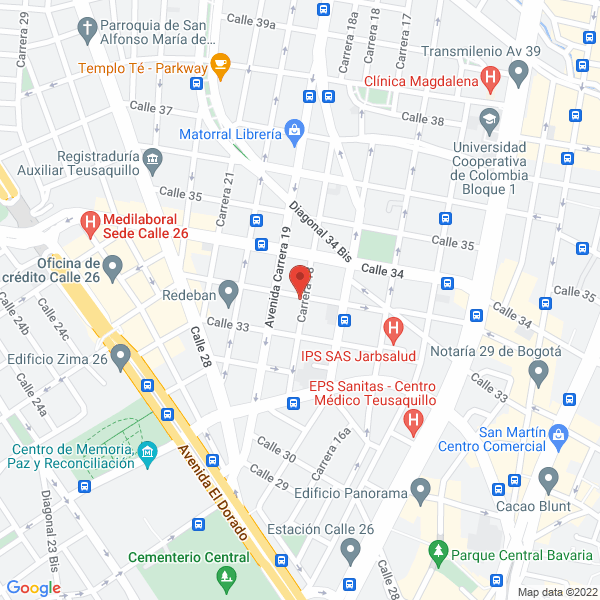 Mapa de Logística Empresarial Total S.A.S.