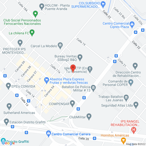 Mapa de Logística Y Montacarga Whiller Ltda.