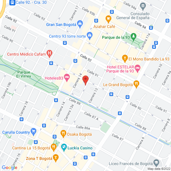 Mapa de Logograma Diseño Gráfico Ltda.