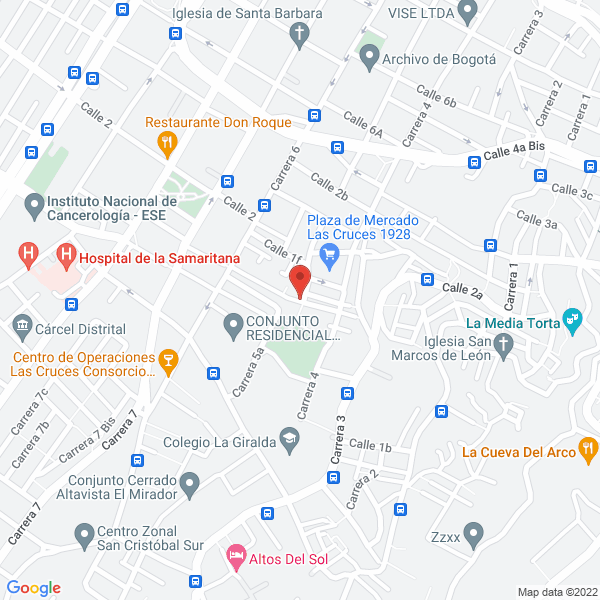 Mapa de Liceo Integrado Fray Francisco Chacón