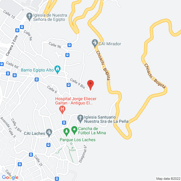 Mapa de Liceo Mater Dei