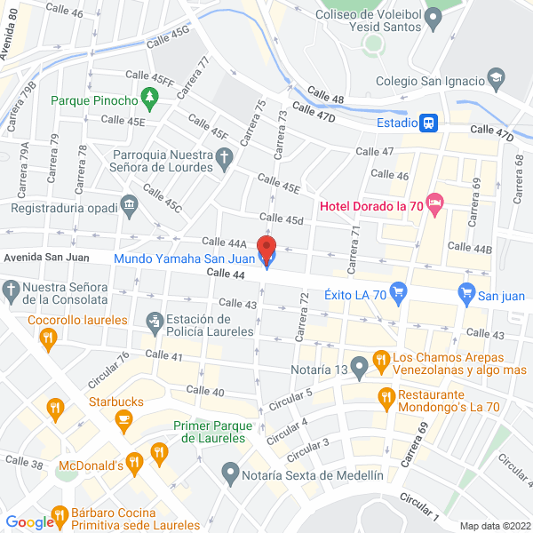Mapa de Moto Montaña San Juan
