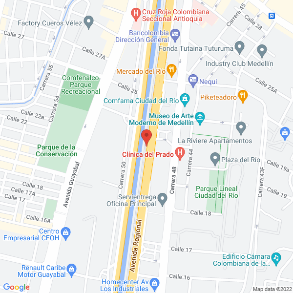 Mapa de Motopartes De Colombia S.A.S.