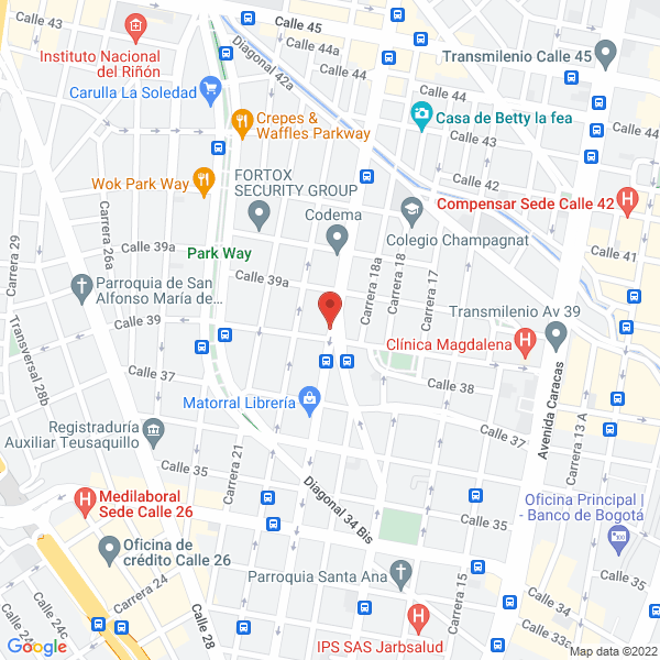 Mapa de Maderas Y Granitos S.A.S.