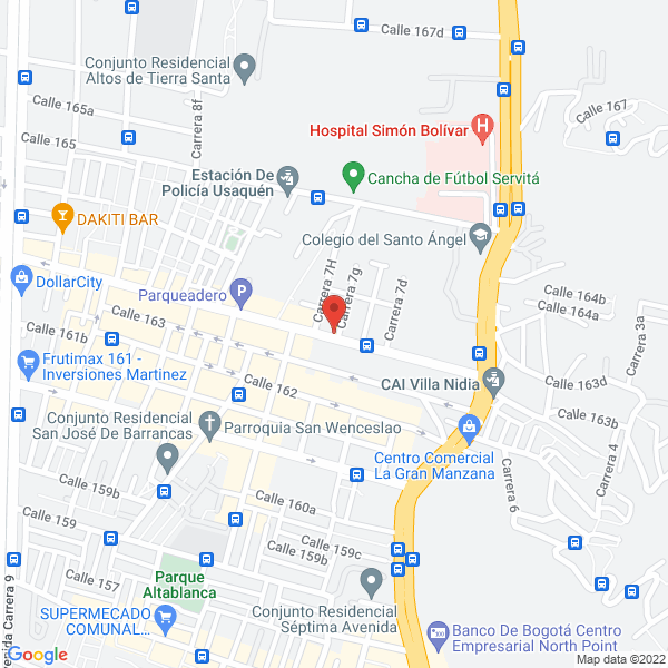 Mapa de Maderco Diseña S.A.S.