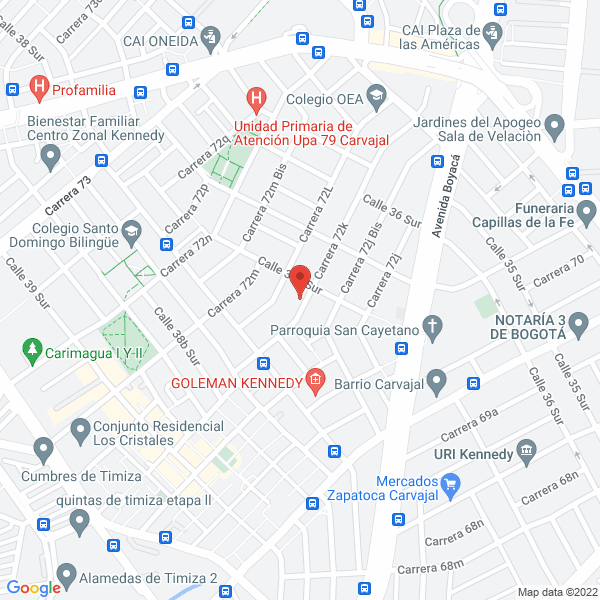 Mapa de Muebles Escolares Solo Hay Uno