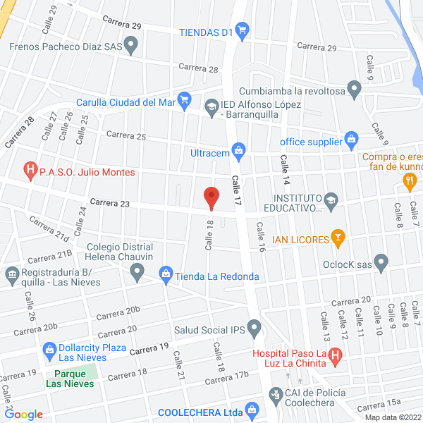 Map of Muebles Y Colchones Mador