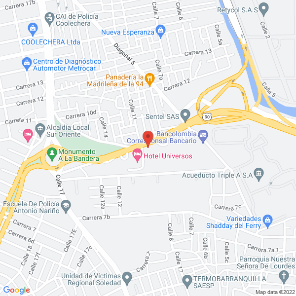 Map of Mantor Ingenieros S.A.S.