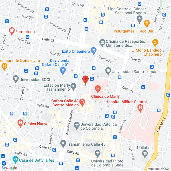 Mapa de Manuel Abrew Construcciones S.A.S.