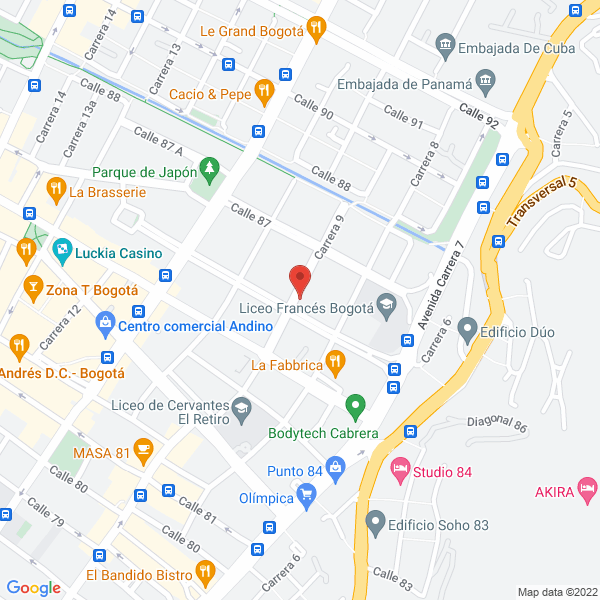 Mapa de Manuel Méndez Inversiones S. En C.