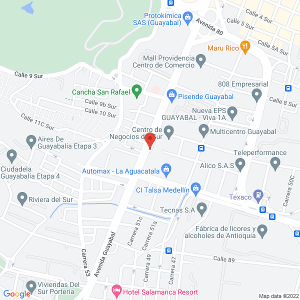 Mapa de Manufacturas Infantiles