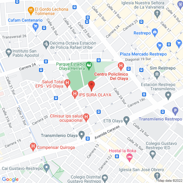 Mapa de Manufacturas Niros Ltda.