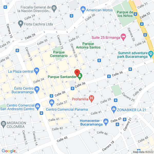 Map of Manufacturas Y Procesos Industriales Ltda.