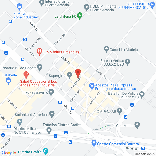 Mapa de Maqui Steel S.A.S.