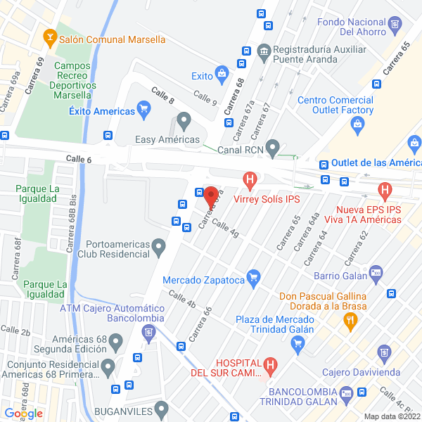 Mapa de Mae Colombia S.A.S.