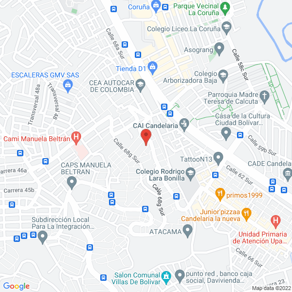 Mapa de Mafev S.A.S.