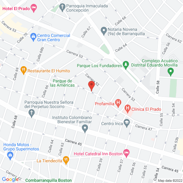 Map of Manufacturas Nicoll.Gozz