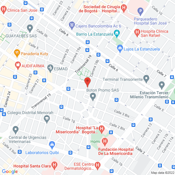 Mapa de Maquimec E.U.