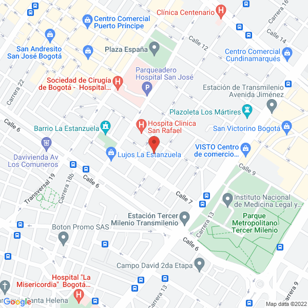 Mapa de Maderas Valderrama & Bilbao Ltda.