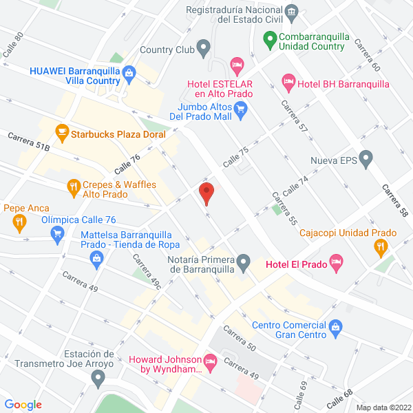 Map of Practica Ltda.