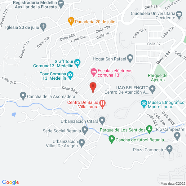 Mapa de Prados Y Pdas Arcelio Castaño