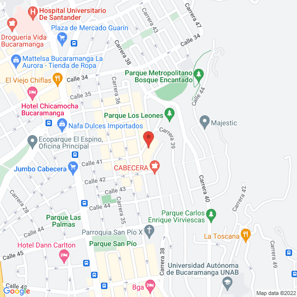 Map of Precocidos Doña Julia