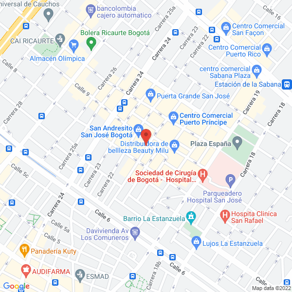 Mapa de Princess Novias-Quinceañeras